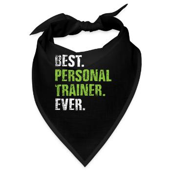 Personal Trainer - Bandana - Schwarz - Vorne