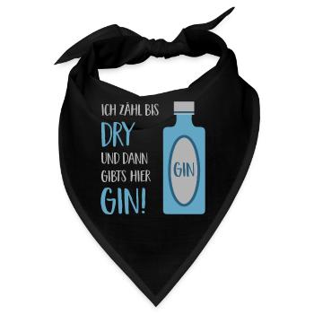 GIN - Bandana - Schwarz - Vorne