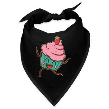 Cupcake - Bandana - Schwarz - Vorne