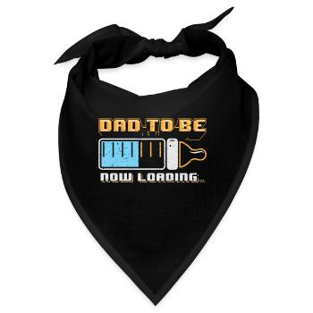 Werdender Vater - Bandana - Schwarz - Vorne