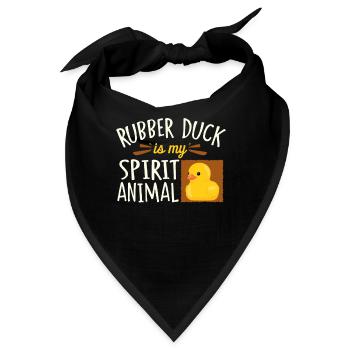 Badeente - Bandana - Schwarz - Vorne