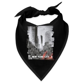 NEW YORK CITY - Bandana - Schwarz - Vorne