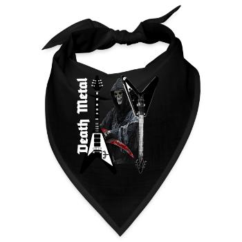 Musik Heavy Metal Black Metal deaht metal Skull - Bandana - Schwarz - Vorne