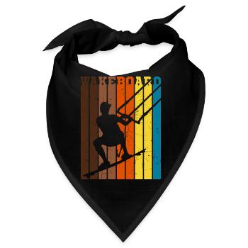 Wakeboard Wakeboarder Wakeboarding - Bandana - Schwarz - Vorne