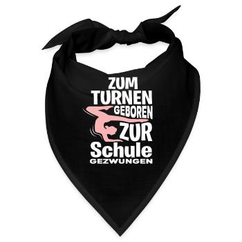 Turnen Schule - Bandana - Schwarz - Vorne