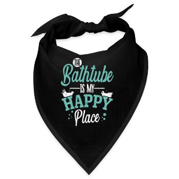 Badewanne Badezimmer Bad - Bandana - Schwarz - Vorne