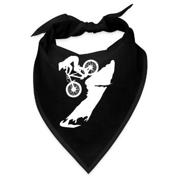 MTB Downhill - Bandana - Schwarz - Vorne