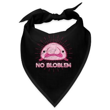 Blobfisch Psychrolutes marcidus Fisch - Bandana - Schwarz - Vorne