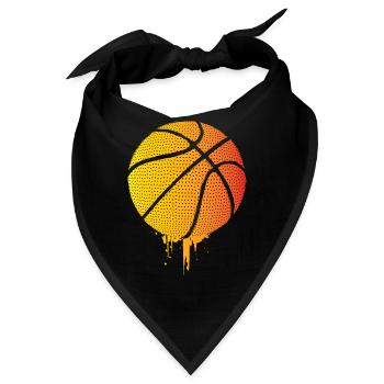 Basketballer - Basketball - BBall - Basket Ball - Bandana - Schwarz - Vorne