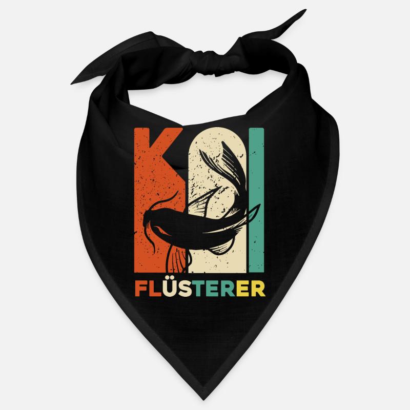 Koi Fan - Lustiges Retro Koi Flüsterer - Geschenki Bandana