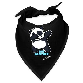 Großer Bruder Dabbing - Bandana - Schwarz - Vorne