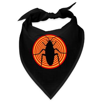 Insekt Insekten Schabe Ungeziefer Ungeziefer Ekel - Bandana - Schwarz - Vorne
