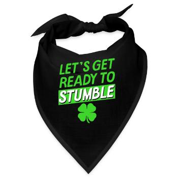 St Patricks day Stumble - Bandana - Schwarz - Vorne