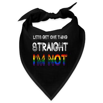 LGBT - Bandana - Schwarz - Vorne