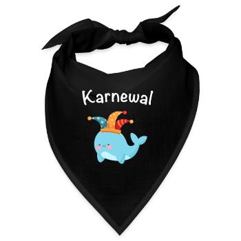 Karnewal Wal Kostüm Verkleidung Fasching Karneval - Bandana - Schwarz - Vorne