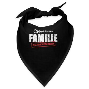 Schwager Familie - Bandana - Schwarz - Vorne
