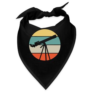 Teleskop Astronomie - Bandana - Schwarz - Vorne