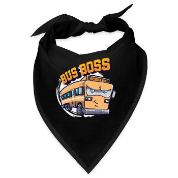 Schulbus - Bandana - Schwarz - Vorne