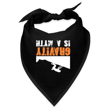 Bergsteiger Mythos der Schwerkraft Kletterer - Bandana - Schwarz - Vorne