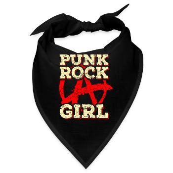 Punk Rock Musik Punkrocker Punks Punker Geschenk - Bandana - Schwarz - Vorne