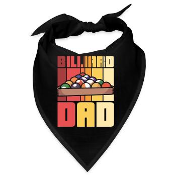 Billiard Dad - Bandana - Schwarz - Vorne