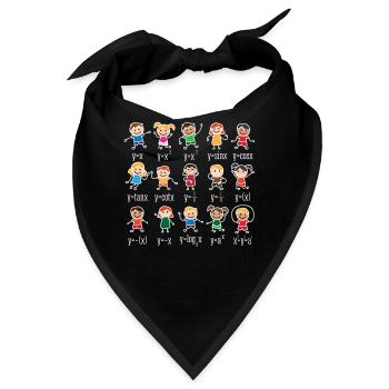 Math dance math class Shirt - Bandana - Schwarz - Vorne