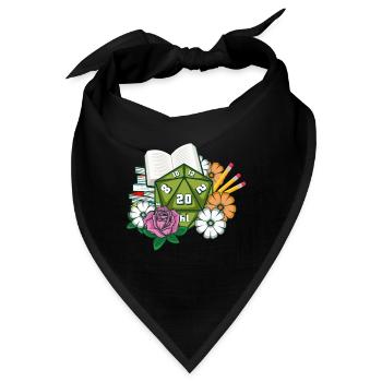 Dice Fantasie Fantasie Gamer Geschenk - Bandana - Schwarz - Vorne
