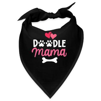 Labradoodle - Bandana - Schwarz - Vorne