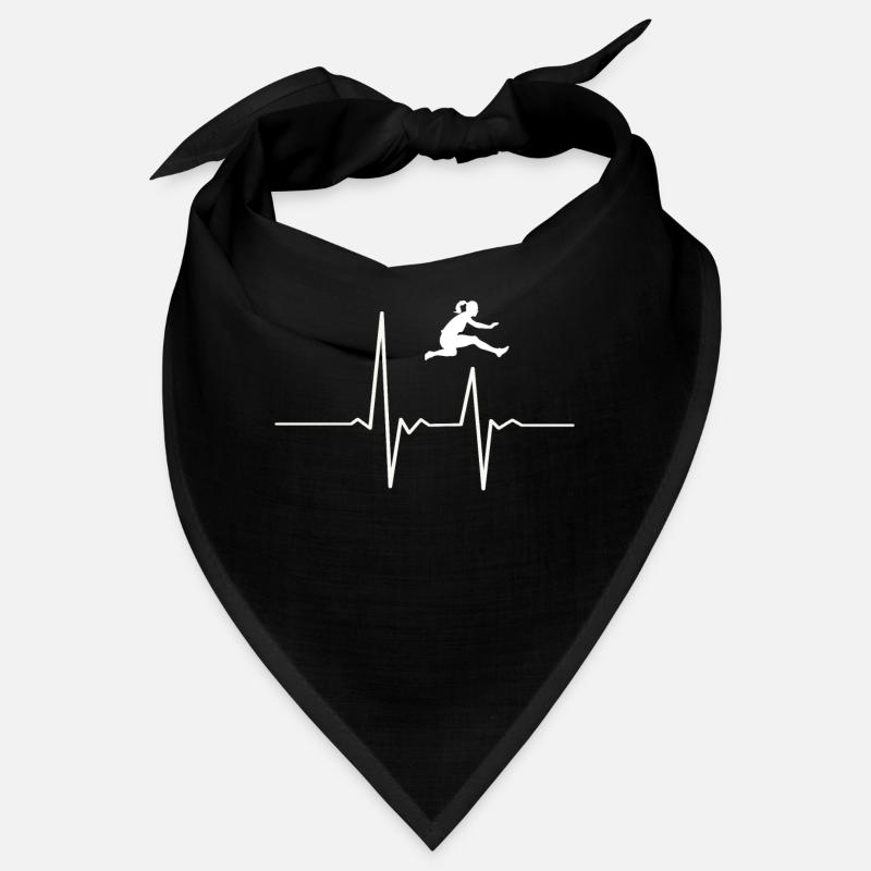 Hurdling Heartbeat Bandana