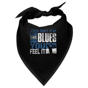 Blues - Bandana - Schwarz - Vorne