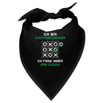 Schiffsmechaniker - Bandana - Schwarz - Vorne