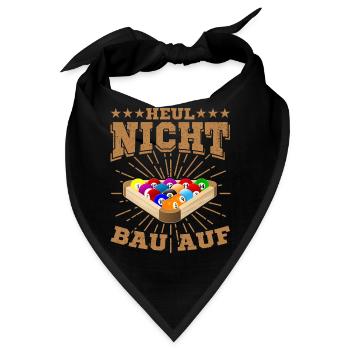 Billard - Bandana - Schwarz - Vorne