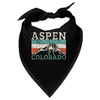 Colorado Aspen - Bandana - Schwarz - Vorne