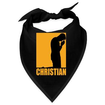 Christian Design - Bandana - Schwarz - Vorne