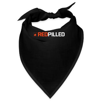 Rote Pille - rote Pille - rote Pille - Bandana - Schwarz - Vorne