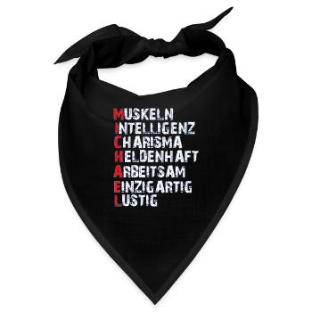 Michael - Bandana - Schwarz - Vorne
