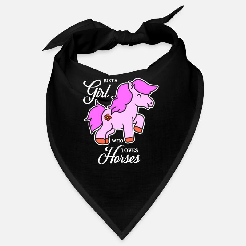 Conception de cheval pour les filles Bandana