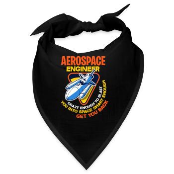 Ingenieur Raumfahrt - Bandana - Schwarz - Vorne