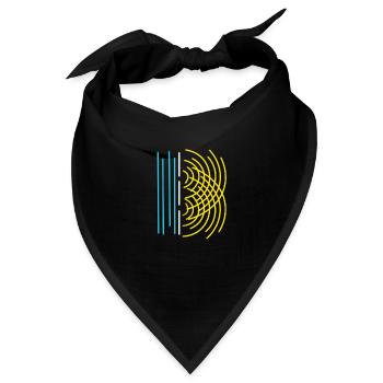 Physik Studium Wissenschaft Physiker Geschenk Lehr - Bandana - Schwarz - Vorne