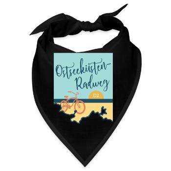 Ostseeküsten-Radweg - Bandana - Schwarz - Vorne