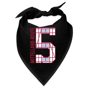 Mittelland-Route - Schweiz - Bandana - Schwarz - Vorne