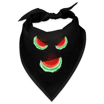 Melon Smile - Bandana - Schwarz - Vorne