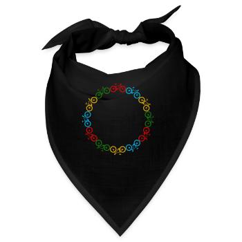 Fahrrad Bike E-Bike - Bandana - Schwarz - Vorne