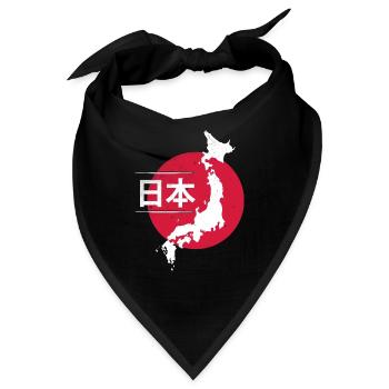 Japan - Bandana - Schwarz - Vorne