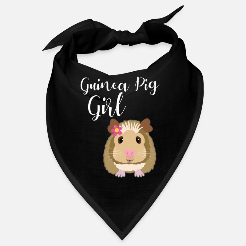 Fille de cochon d'Inde Fille de cochon d'Inde - Bandana - noir
