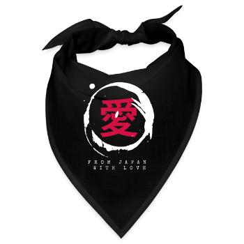 Japan - Bandana - Schwarz - Vorne