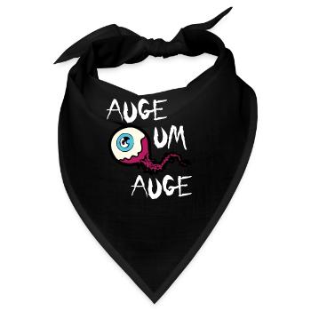 Auge um Auge - Bandana - Schwarz - Vorne