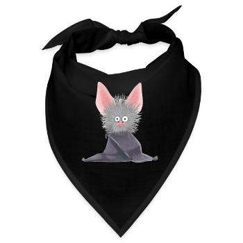 Fledermaus Nachtschwärmer Blutsauger Wildtier Baby - Bandana - Schwarz - Vorne