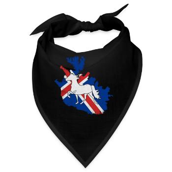 Islandpferd - Bandana - Schwarz - Vorne
