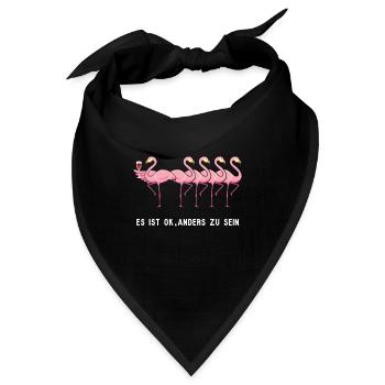 Wein - Bandana - Schwarz - Vorne
